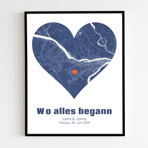 Wo alles begann, Herzform