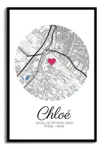 Poster de Naissance Personnalisé - Création unique pour célébrer bébé !