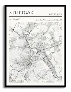 Crea la tua mappa di Stoccarda: tra vigneti e tecnologia!