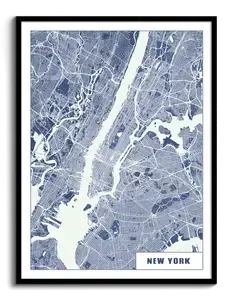 Crea la tua mappa di New York TECH – Design unico e personalizzato per te