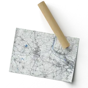 Carte personnalisée unique - Téléchargeable, Poster ou Toile - Pour célébrer vos lieux spéciaux