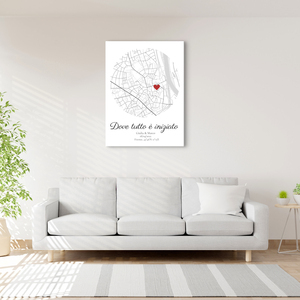 Crea la tua Mappa d'Amore: Personalizza un Ricordo Indimenticabile
