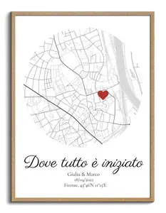 Crea la tua Mappa d'Amore: Personalizza un Ricordo Indimenticabile Crea la tua Mappa d'Amore: Personalizza un Ricordo Indimenticabile
