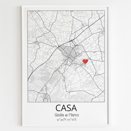 Crea la tua Mappa di Casa Personalizzata - Mostra il tuo Amore per la Tua Casa