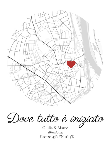 Crea la tua Mappa d'Amore: Personalizza un Ricordo Indimenticabile