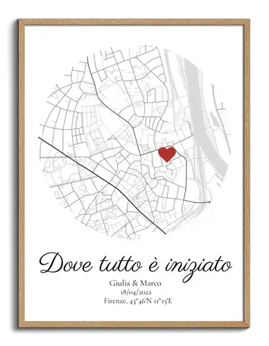 Crea la tua Mappa d'Amore: Personalizza un Ricordo Indimenticabile