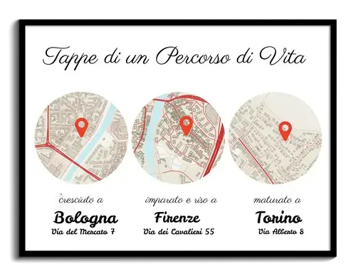 Personalizza la tua mappa di vita: racconta la tua storia con luoghi e ricordi preziosi Personalizza la tua mappa di vita: racconta la tua storia con luoghi e ricordi preziosi