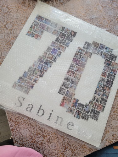 Photo du client Melanie pour l'évaluation Impression Photocollage Mousse rigide 60x60cm
